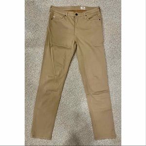 AG Prima Sateen Sandalwood Tan Jeans Pants